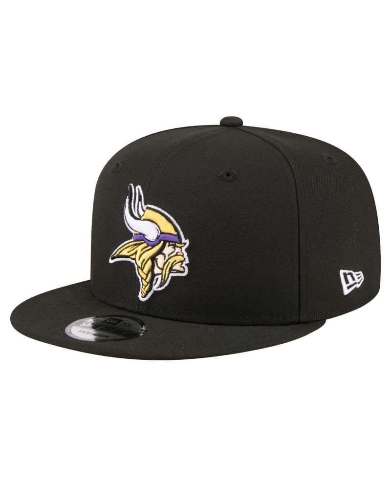 Men's Black Minnesota Vikings 9FIFTY Snapback Hat