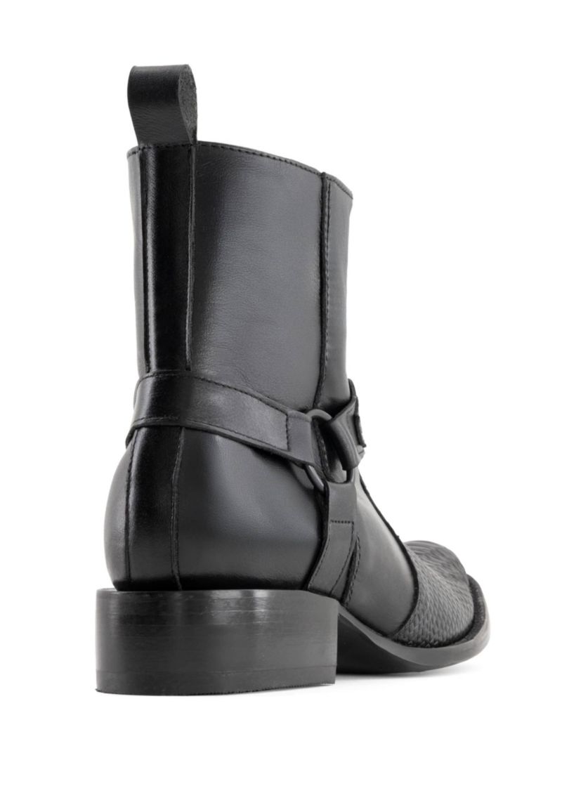 Men's Boots Croco embossed Leather