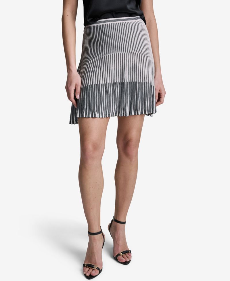 Women's Pleated A-Line Mini Skirt