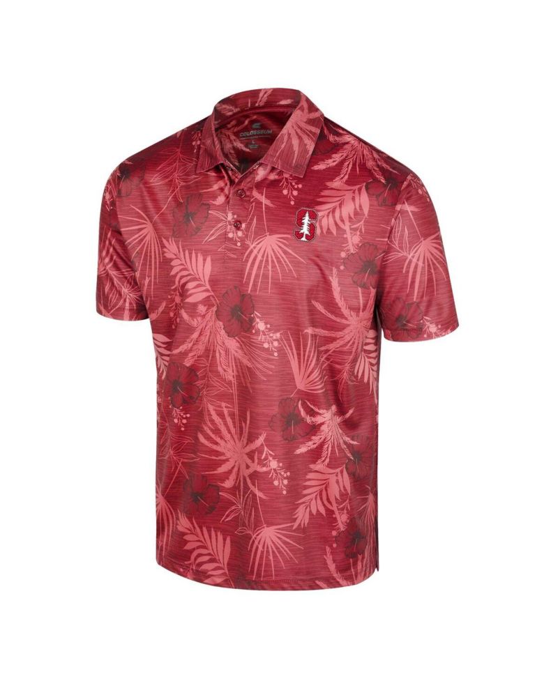 Men's Cardinal Stanford Cardinal Palms Team Polo Shirt