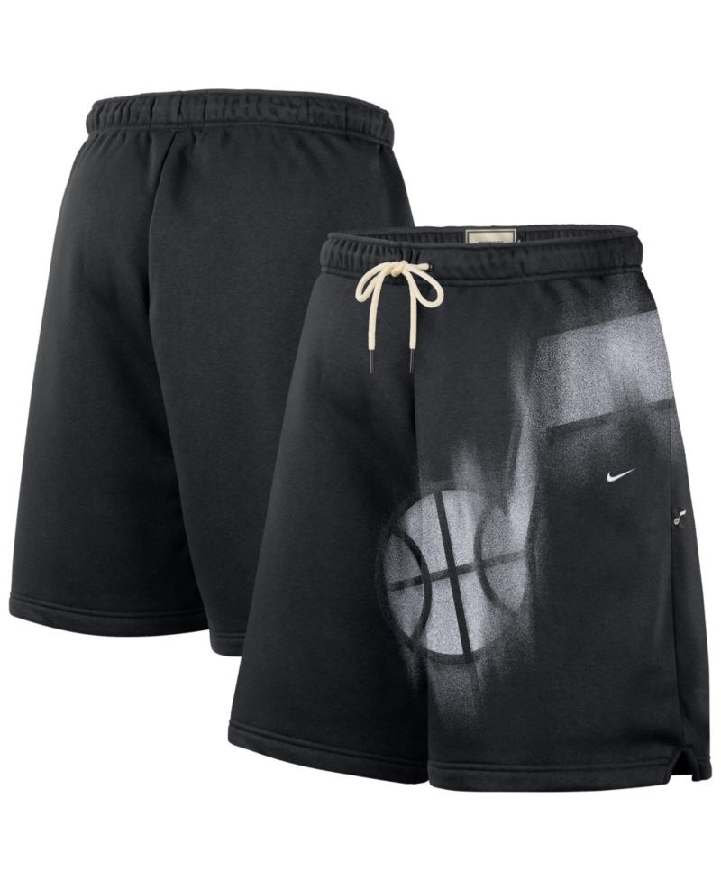Men's Black Utah Jazz 2026 Standard Issue Practice Icon Fleece Shorts