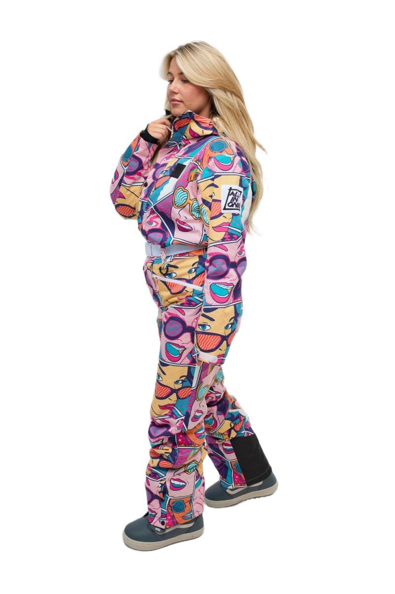 Women's Comic Book Candy - Shaped Ski Suit