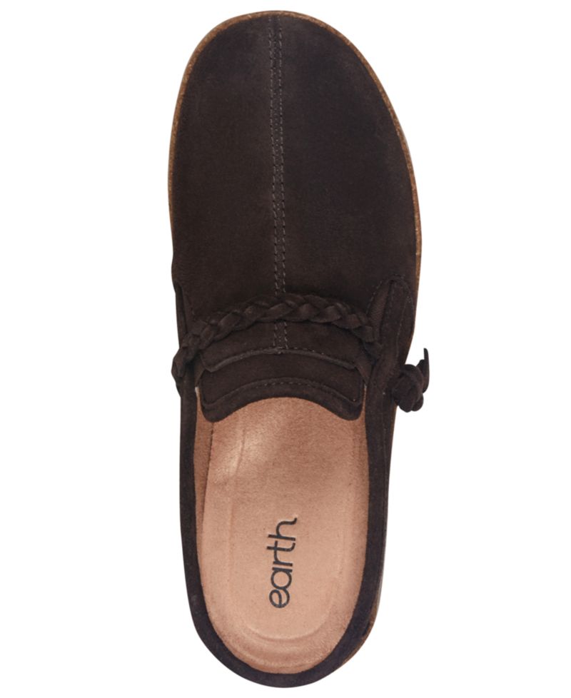 Women's Rosalin Suede Braided Slip-On Clogs