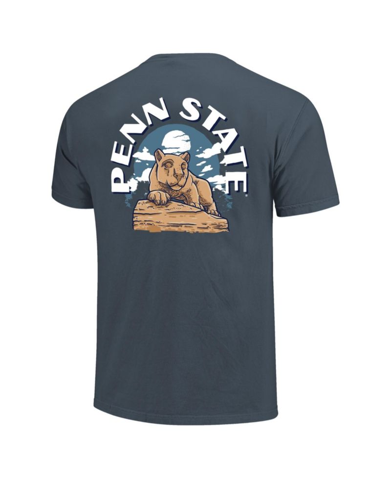 Men's Navy Penn State Nittany Lions Comfort Colors Team Statue T-Shirt