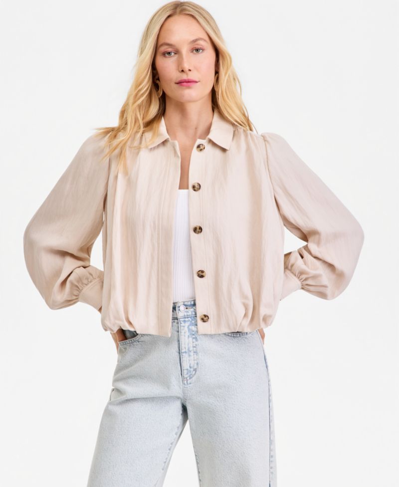 Women's Cropped Bubble Jacket