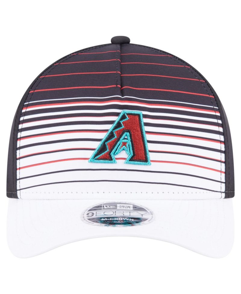 Men's Black Arizona Diamondbacks Gradient 9FORTY M-Crown Adjustable Hat