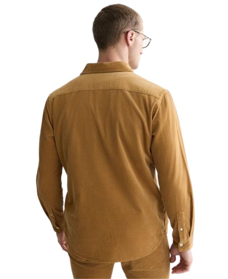 Men's Corduroy Button-Down Shirt