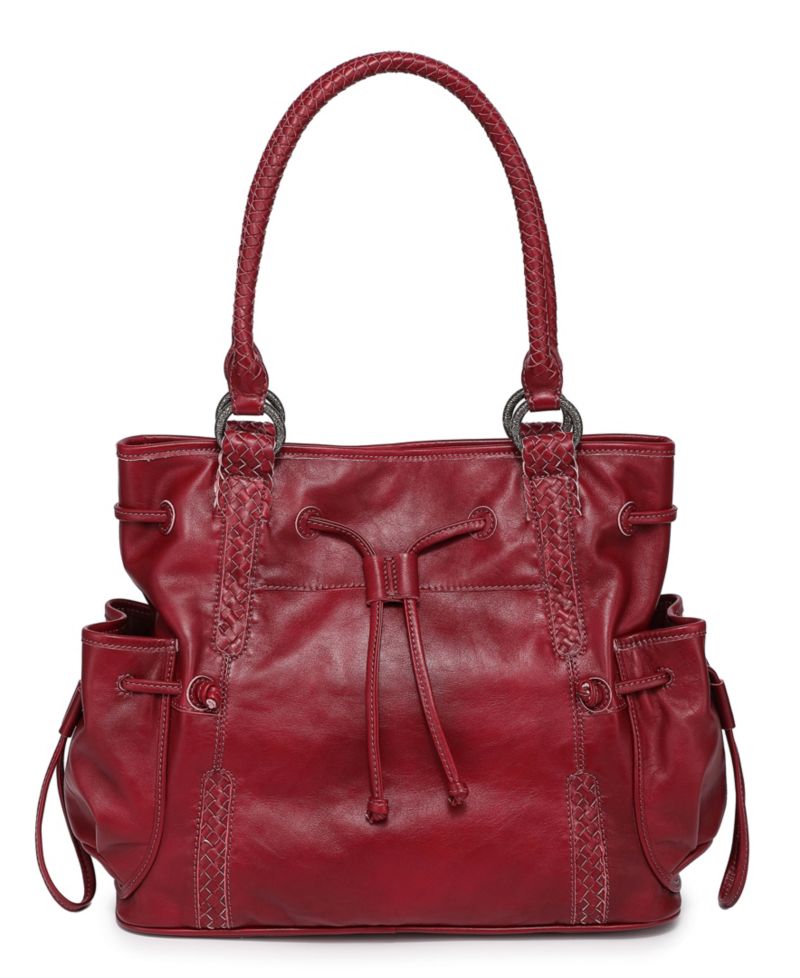 Brassia Medium Leather Tote Bag