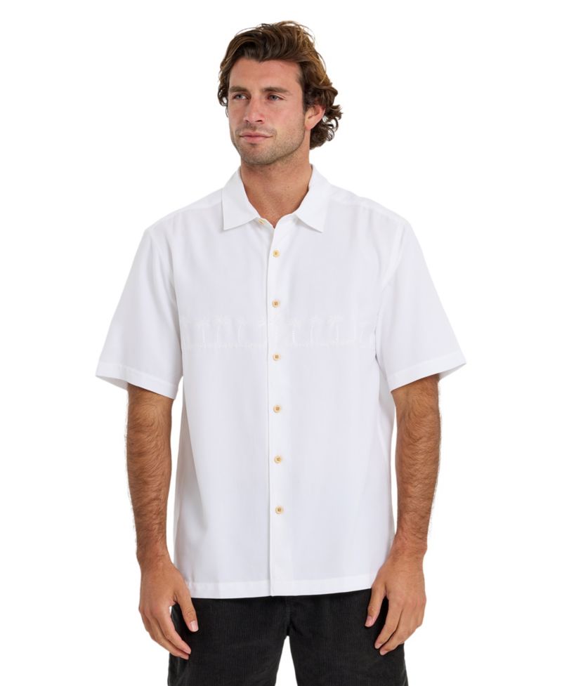 Quiksilver Men's Tahiti Palms Short-Sleeve Shirt