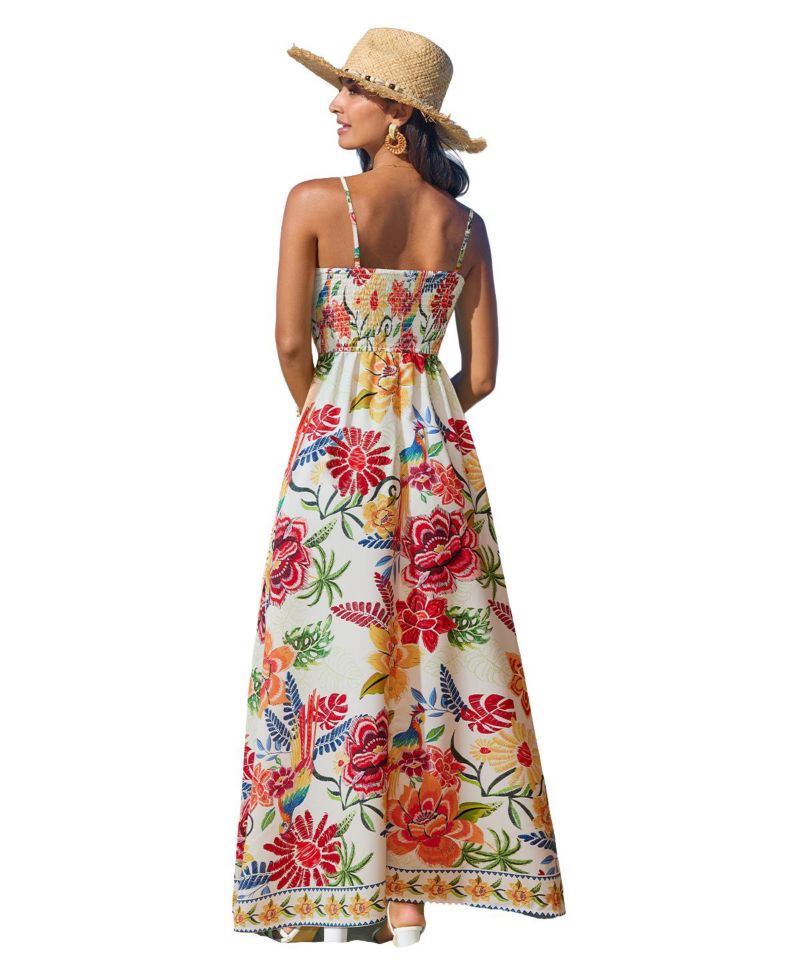Women's Born to Be Bold Floral Maxi Beach Dress