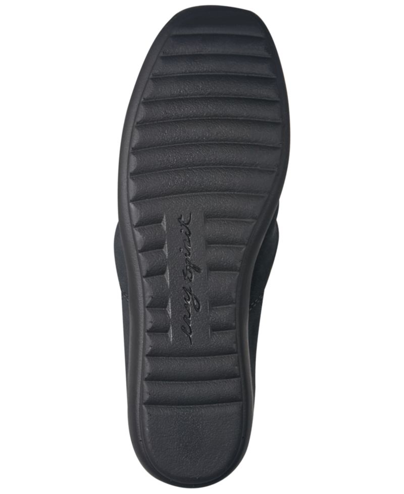Women's Aleta Ruched Side-Zip Flat Booties
