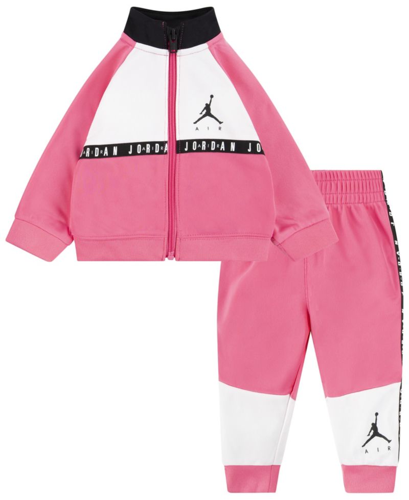 Baby Girls' Jumpman Air Blocked Tricot Jacket and Jogger Pants, 2-Piece Set