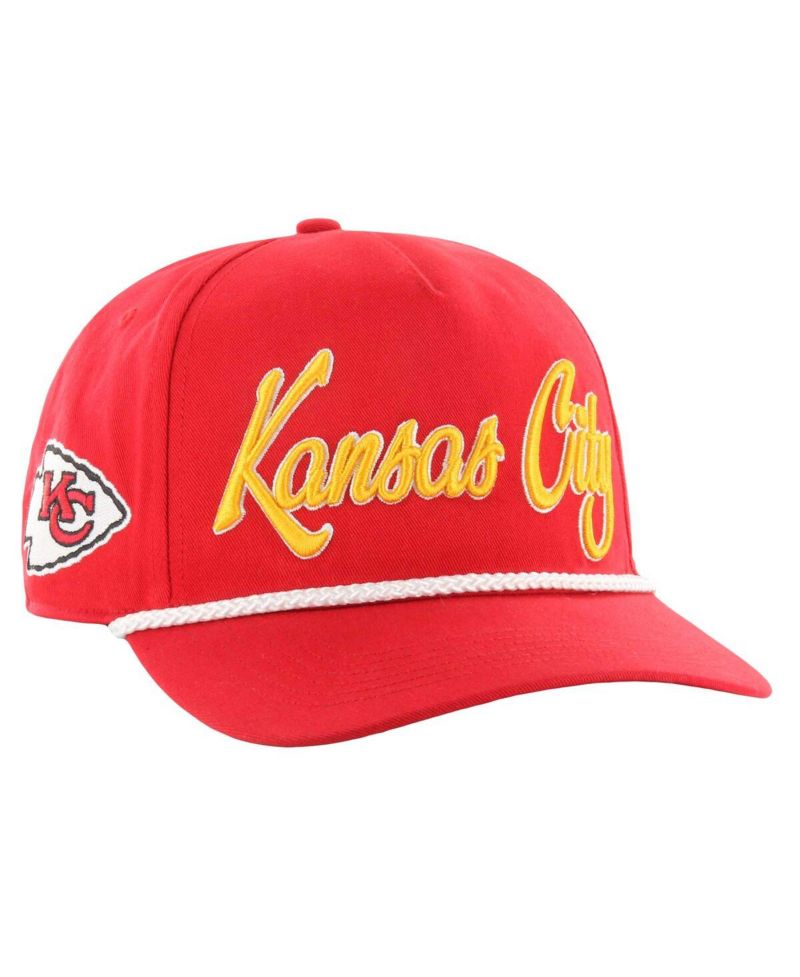 Men's Red Kansas City Chiefs Overhand Hitch Adjustable Hat