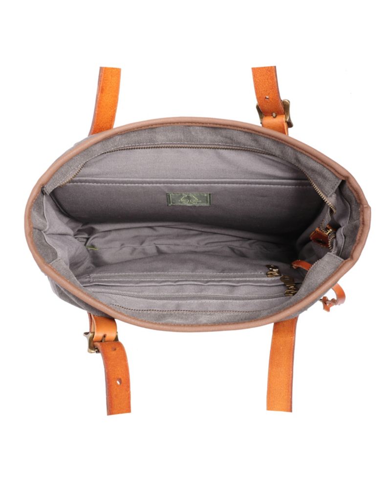 Red Wood Medium Canvas Tote Bag