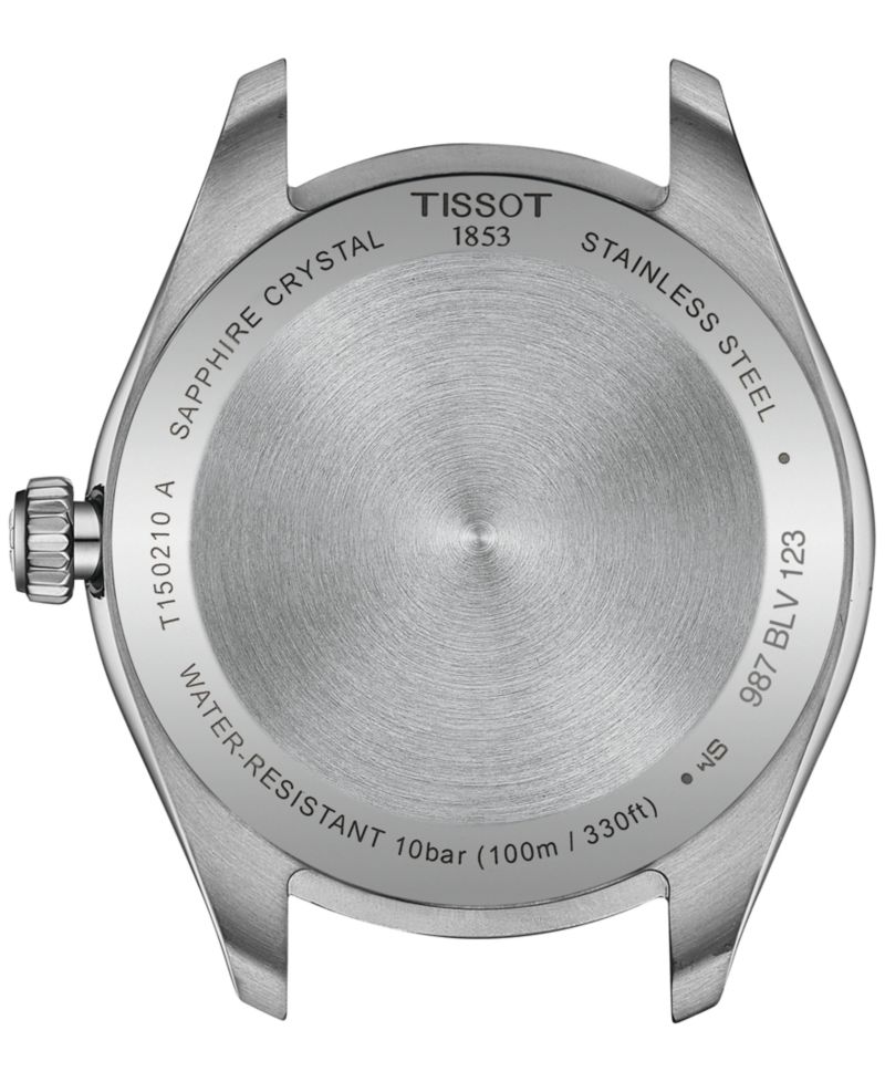 Women's Swiss PR 100 Diamond (1/20 ct. t.w.) Stainless Steel Bracelet Watch 34mm