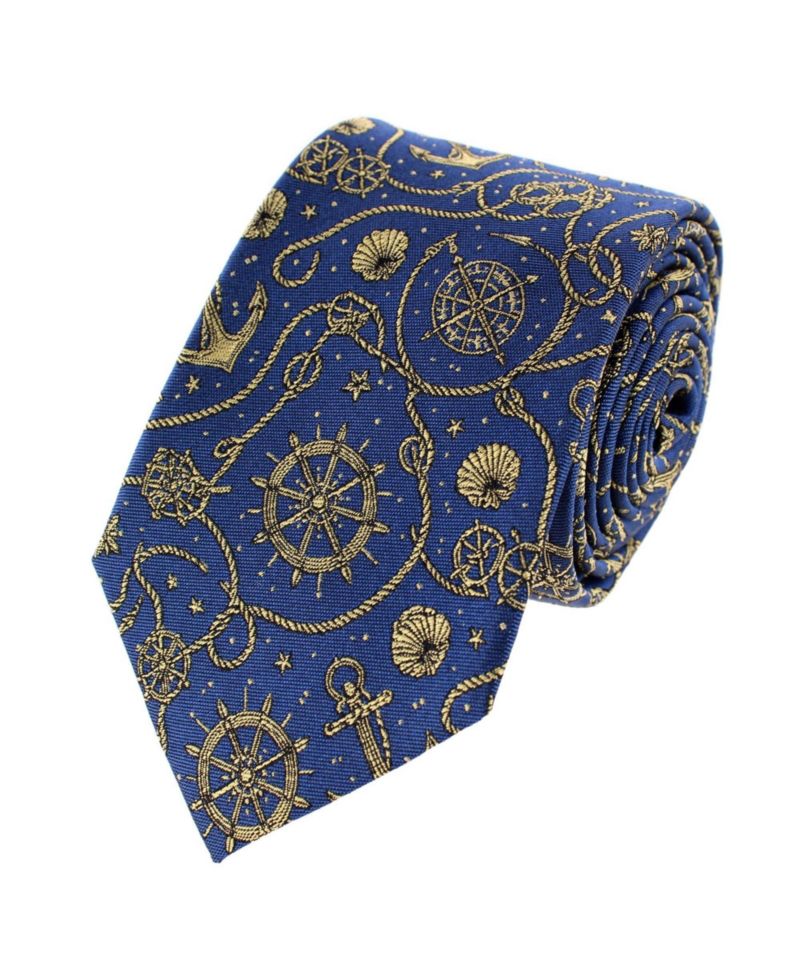 Men's Nautical Wonders Silk Novelty Necktie