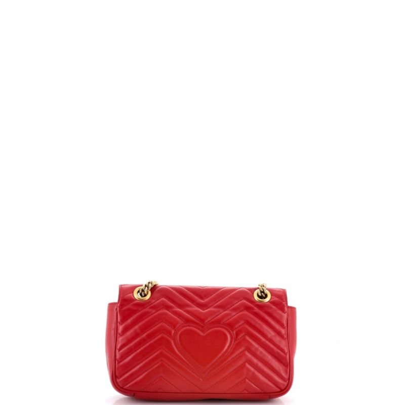 Small GG Marmont Flap Bag Matelasse Leather