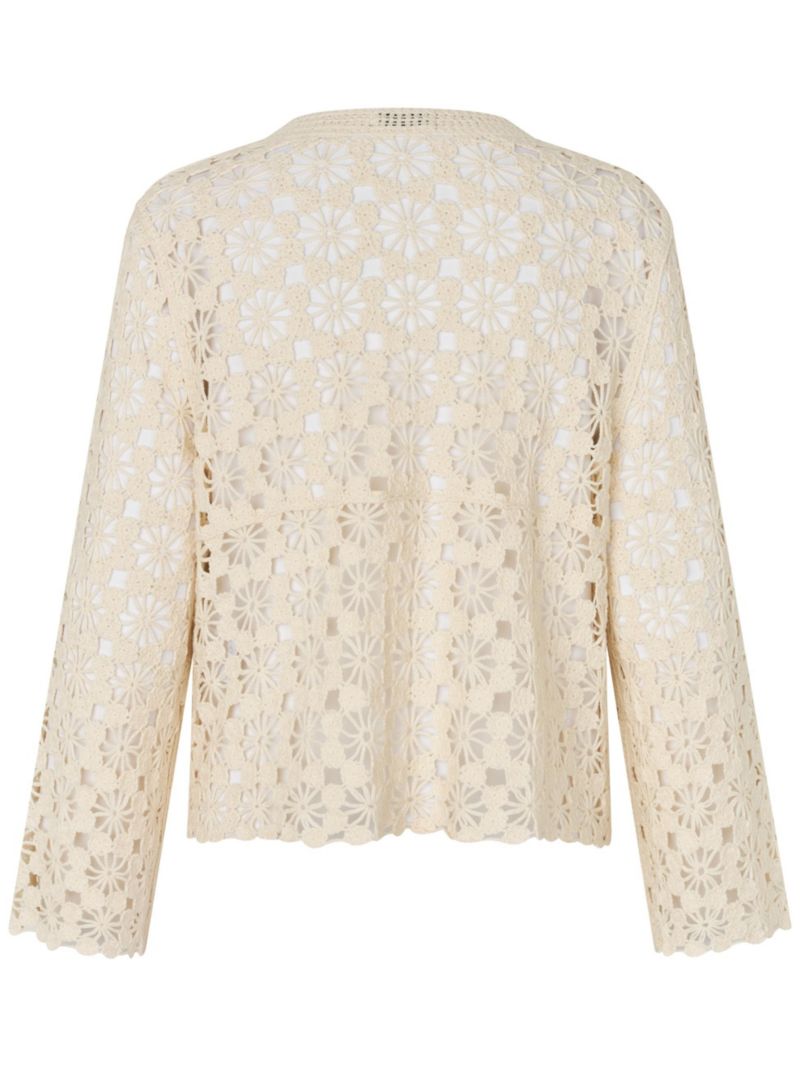 Women's Malittalis Crochet Floral Cardigan