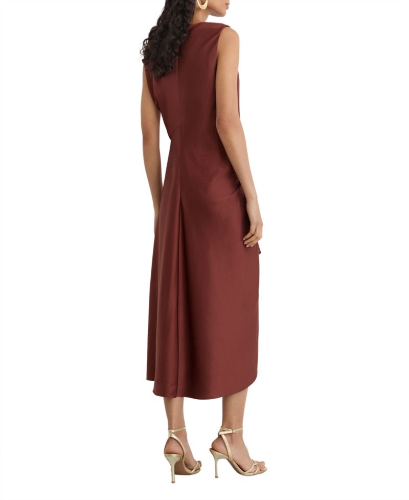Women's Mabel High-Low Cowl-Neck Sleeveless Dress