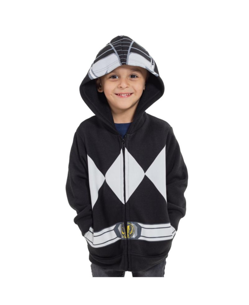 Blue Ranger Red Ranger Black Ranger Fleece Zip Up Hoodie Toddler| Child Boys