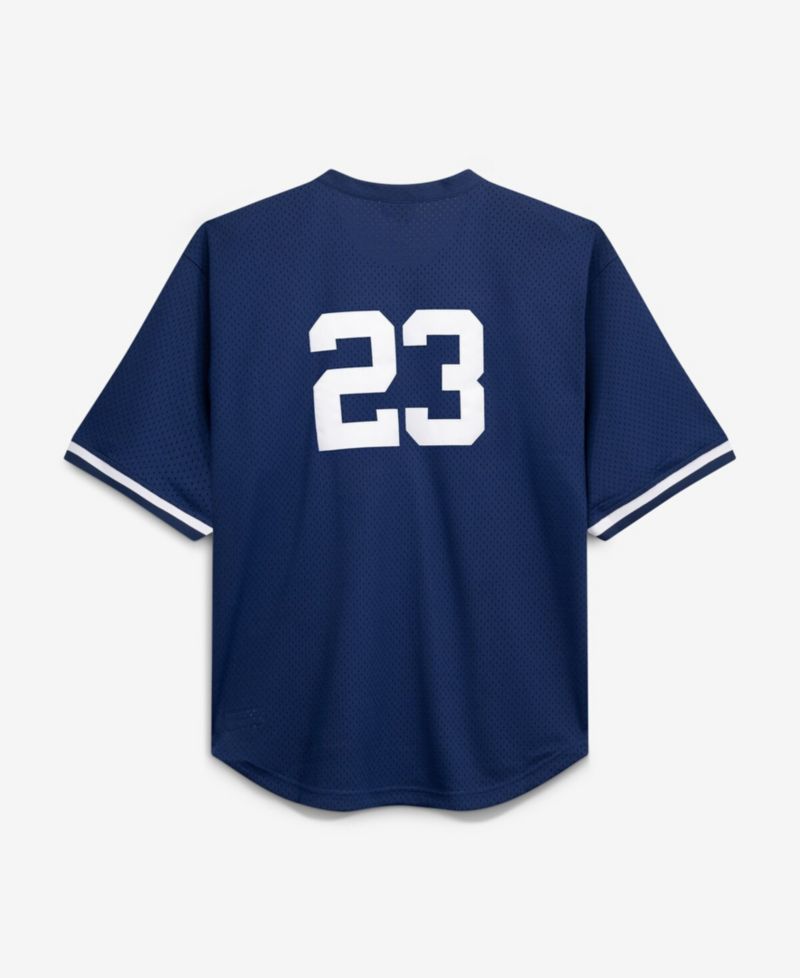 Men's Don Mattingly Navy New York Yankees Cooperstown Collection Big & Tall Mesh Batting Practice Jersey
