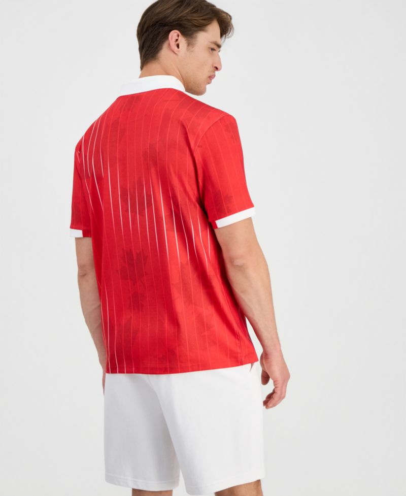 Men's Relaxed Fit Canada Football Polo Jersey