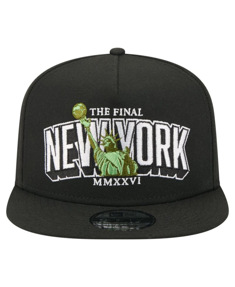Men's Black The Final Match 9FIFTY A-Frame Snapback Hat