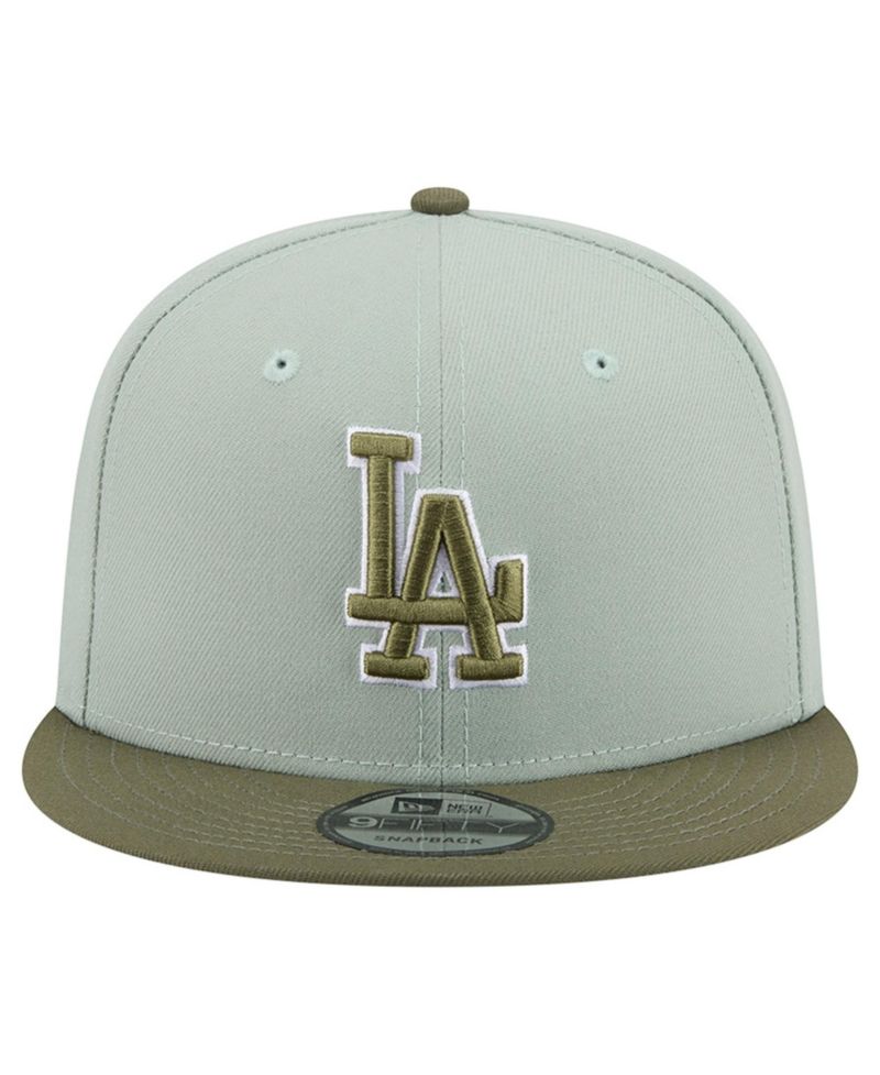 Men's Light Green/Olive Los Angeles Dodgers Color Pack 9FIFTY Snapback Hat