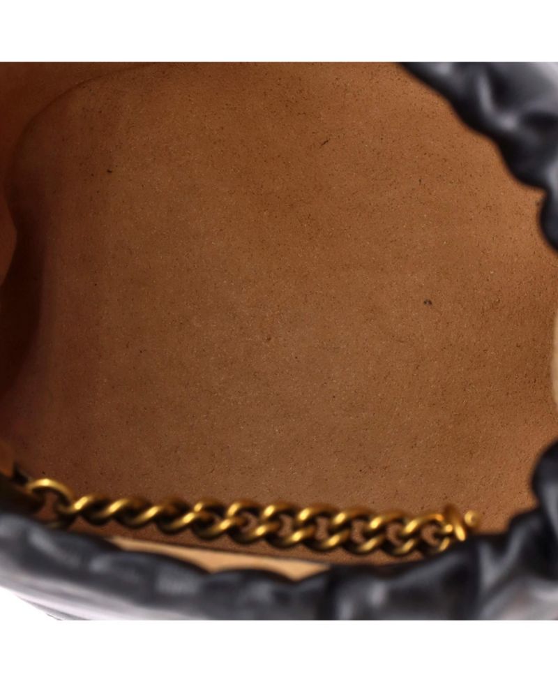 Mini GG Marmont Bucket Bag Matelasse Leather