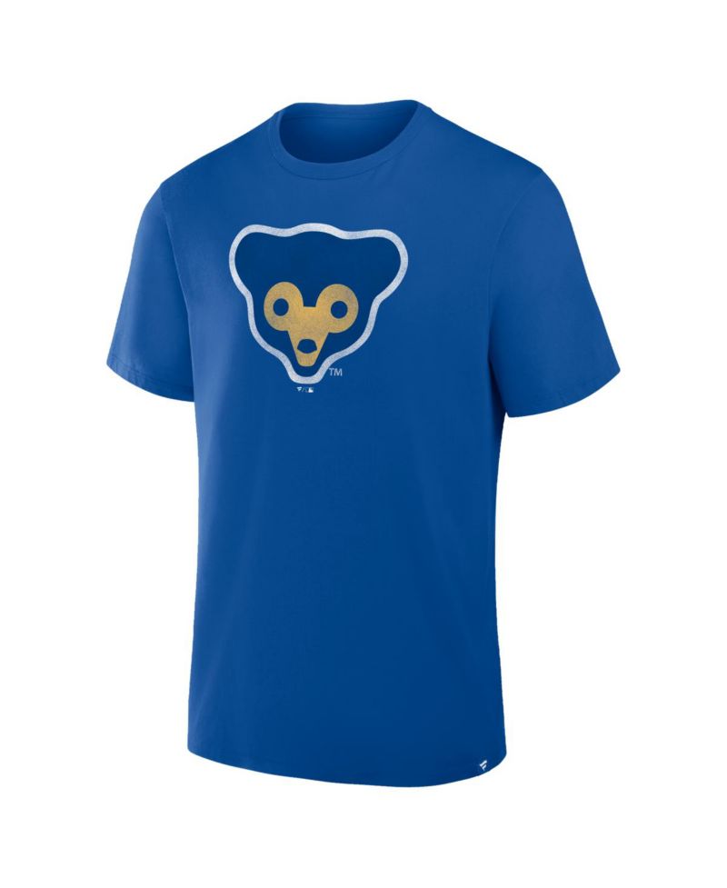 Men's Royal Chicago Cubs Vintage Logo Legacy T-Shirt