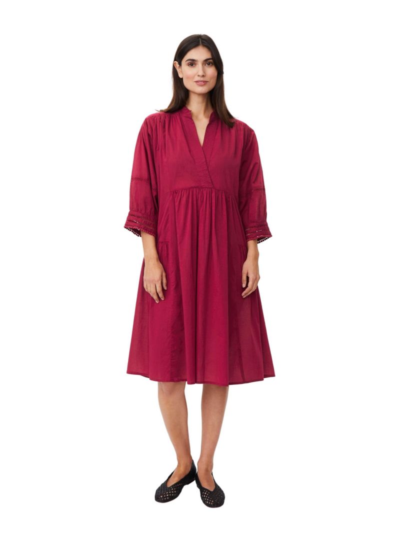 Women's Manaleira V-Neck Tiered 3/4-Sleeve Tunic Dress