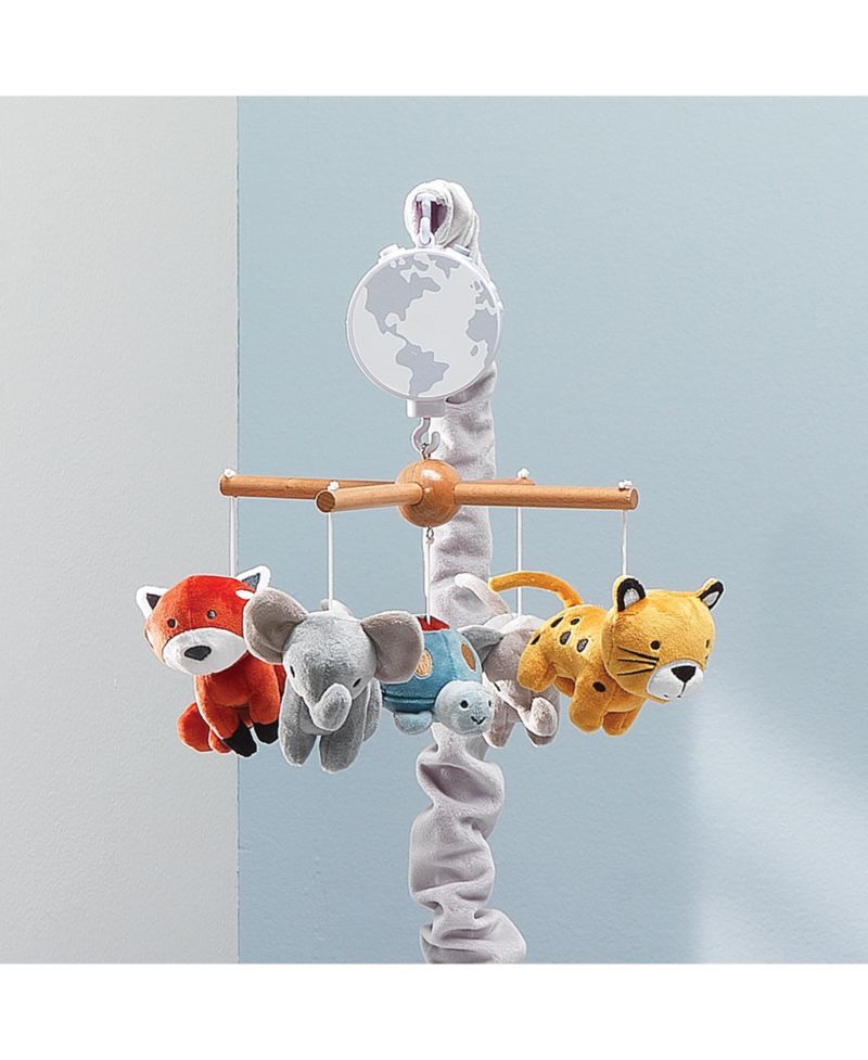Wild Life Musical Rotating Crib Mobile