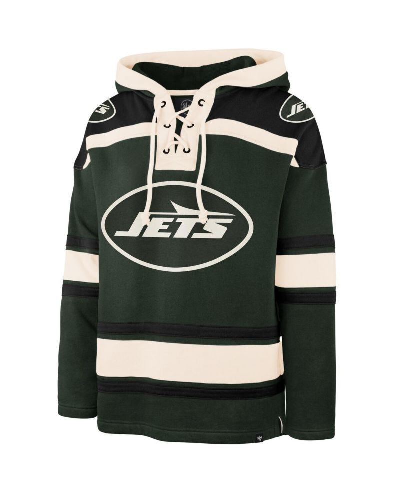 Men's Dark Green New York Jets Superior Lacer Hoodie