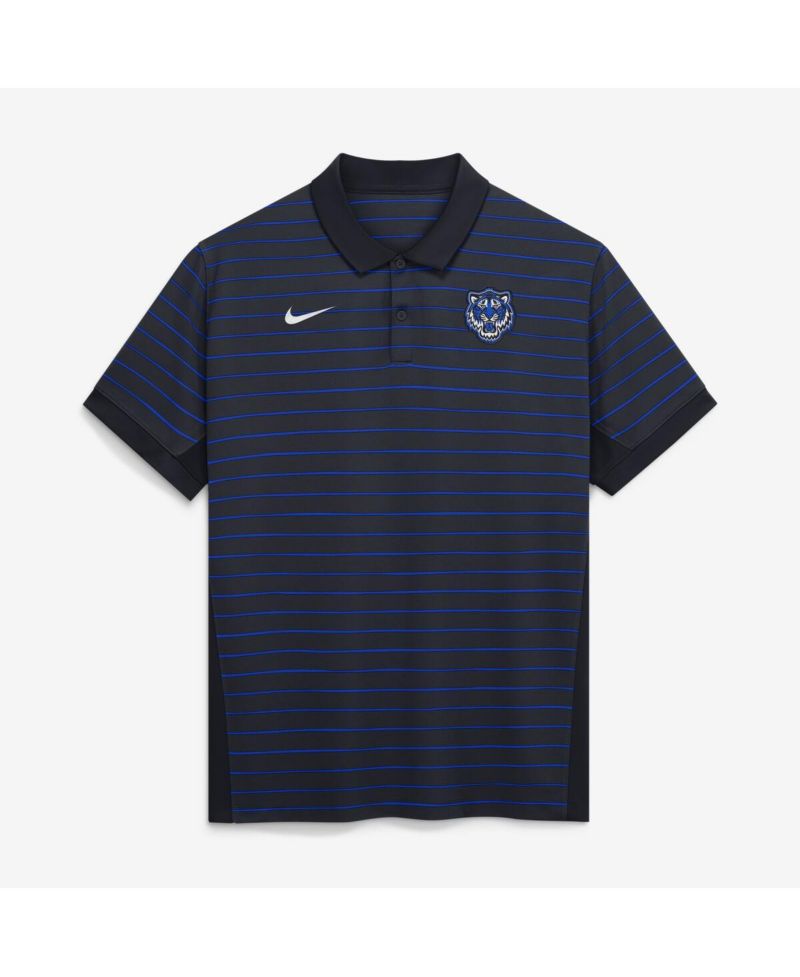 Men's Navy/Royal Detroit Tigers Authentic Collection City Connect Striped Victory Dri-FIT Polo Shirt