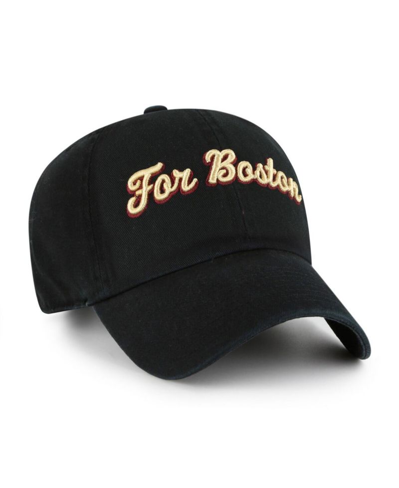 Men's Black Boston College Eagles Clean Up Adjustable Hat