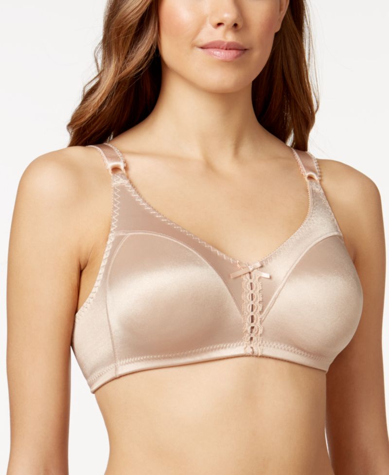Women's Double Support Tailored Wireless Lace Up Front Bra 3820