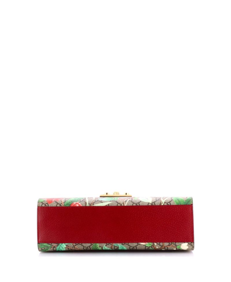 Medium Padlock Shoulder Bag Tian Print GG Coated Canvas