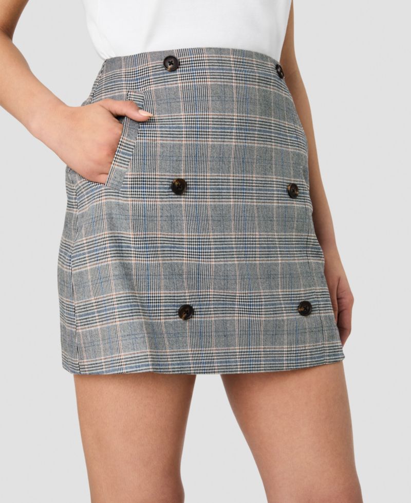 Women's Mini Fitted Zip Skirt