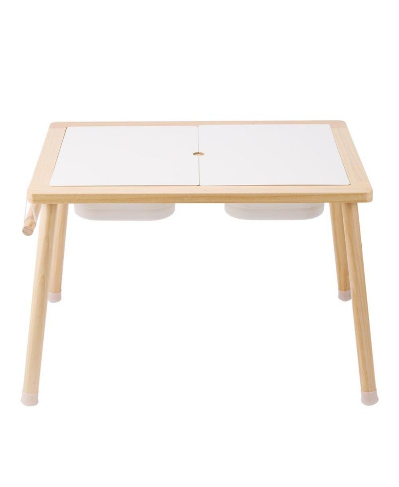 Sand and Water Wooden Convertible-Top Activity Table for Ages 3+