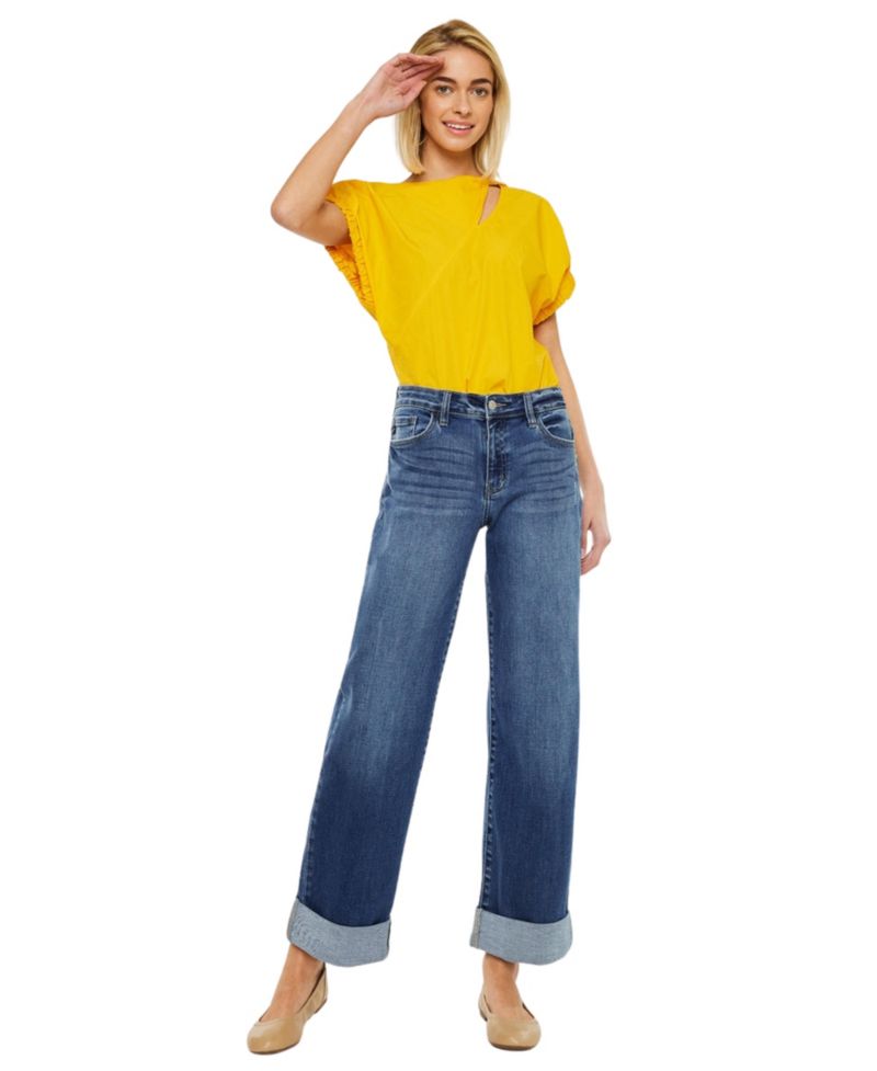 Women's Ivanna High Rise Wide Jeans