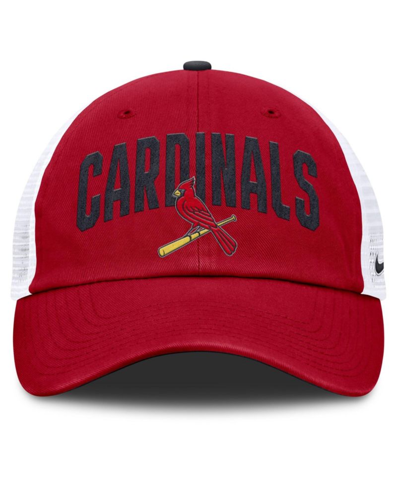 Men's Red St. Louis Cardinals Primetime Club Adjustable Trucker Hat
