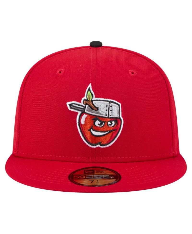 Men's Red Fort Wayne TinCaps Authentic Collection 59FIFTY Fitted Hat