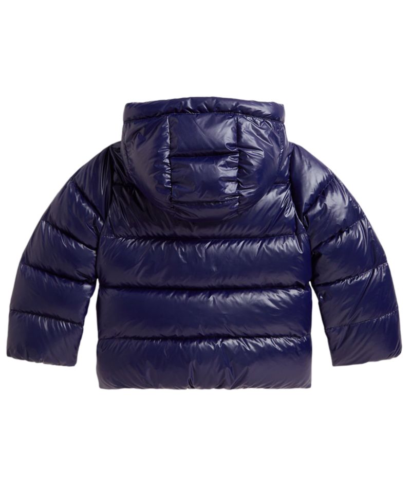 Girls' 2T-6X Glossy Down Hooded Jacket