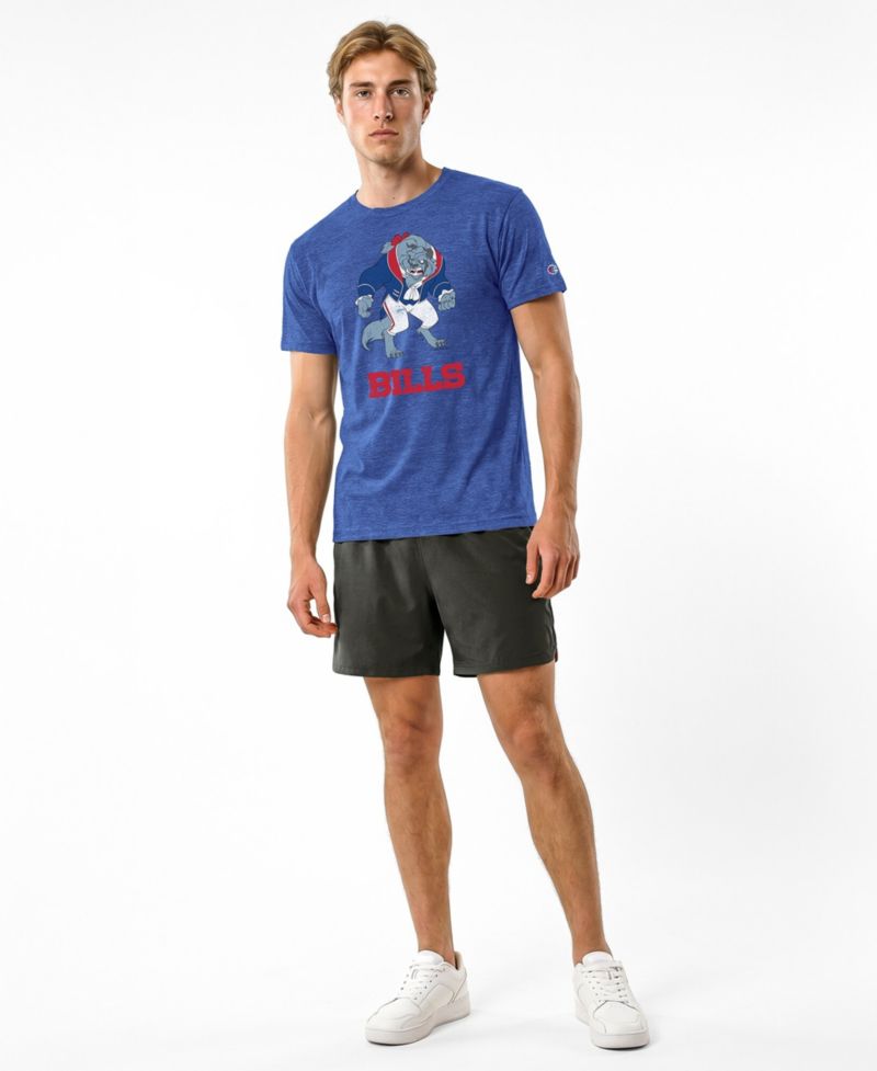 Men's Royal Buffalo Bills Disney X Champion Tri-Blend T-Shirt