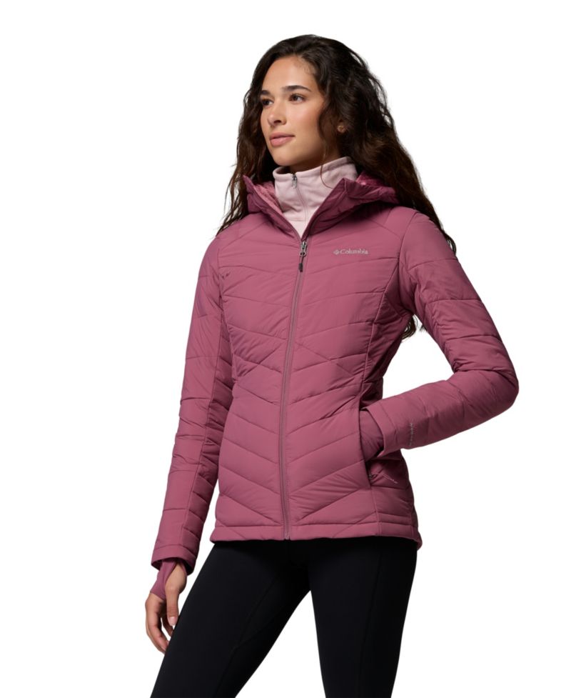 Women's Joy Peak II Hooded Puffer Fleece-Lined Jacket