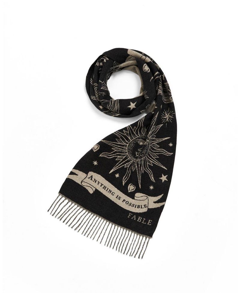 Women's Freya Celestial Jacquard Scarf
