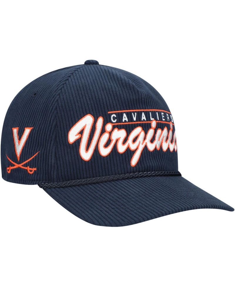 Men's Navy Virginia Cavaliers Gridiron Double Header Hitch Adjustable Hat