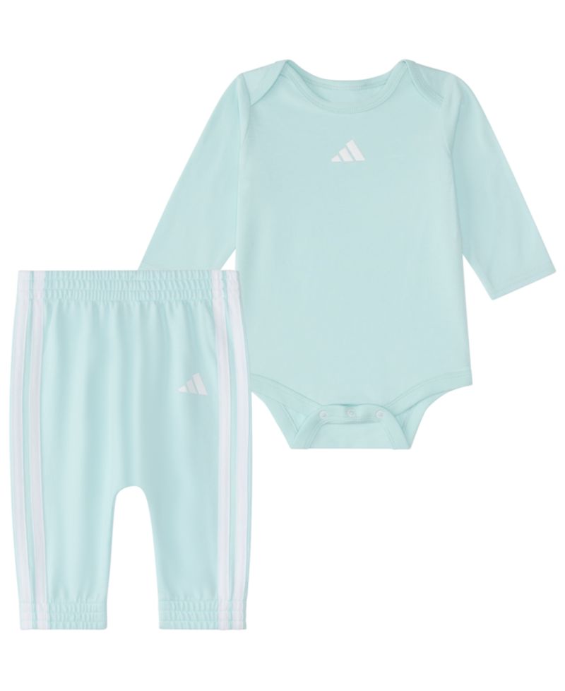 Baby Girls' Long-Sleeve Bodysuit and Pants, 2-Piece Set