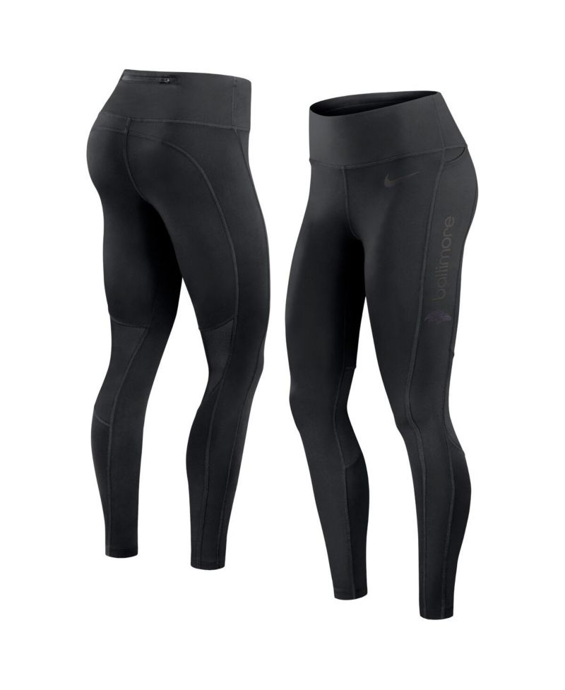 Women's Black Baltimore Ravens Performance Leggings