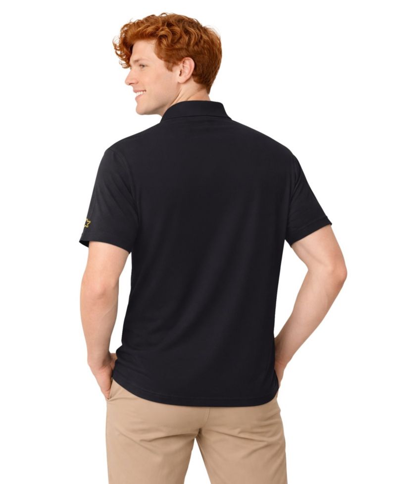 Men's Black/Gold Pittsburgh Steelers Two-Pack Logo Polo Set